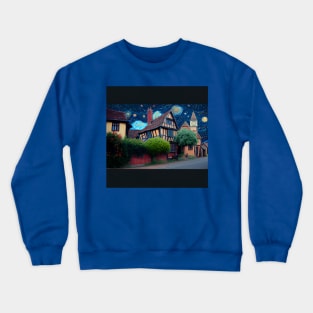 Starry Night Over Godric's Hollow Crewneck Sweatshirt